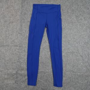 Lululemon Leggings Womens 4 Speed Up Full On Luxtreme 28" True Blue Run Gym Yoga